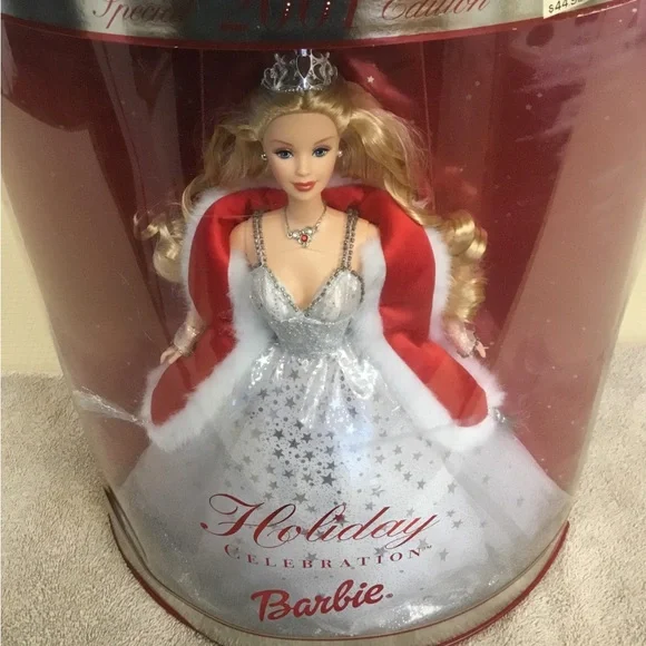 holiday barbie white dress 2008 2008 Holiday Barbie (54756)